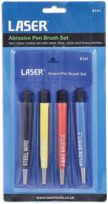 Laser Abrasive Pen Brush Set 4pc 8141