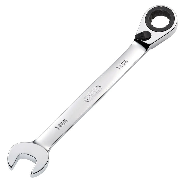 Draper HI-TORQ® Metric Reversible Ratcheting Combination spanner 8-19mm