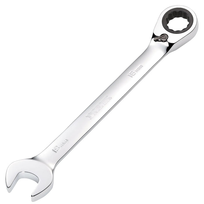 Draper HI-TORQ® Metric Reversible Ratcheting Combination spanner 8-19mm