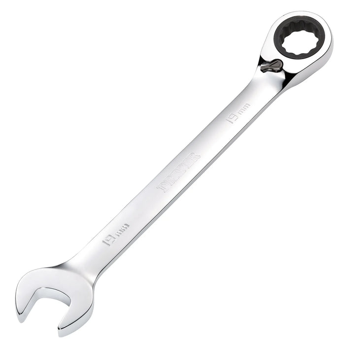 Draper HI-TORQ® Metric Reversible Ratcheting Combination spanner 8-19mm