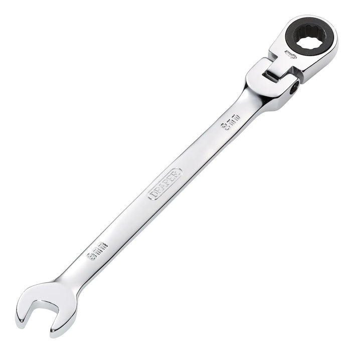 Draper HI-TORQ® Metric Flexible Head Ratcheting Combination spanner 8-30mm