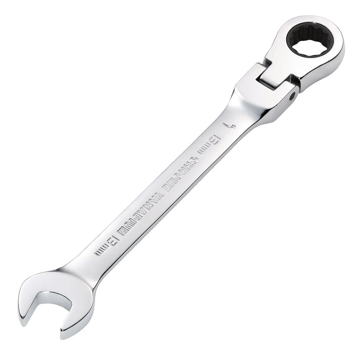 Draper HI-TORQ® Metric Flexible Head Ratcheting Combination spanner 8-30mm