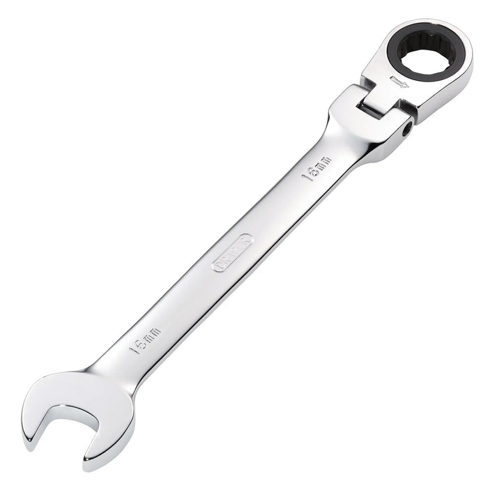 Draper HI-TORQ® Metric Flexible Head Ratcheting Combination spanner 8-30mm