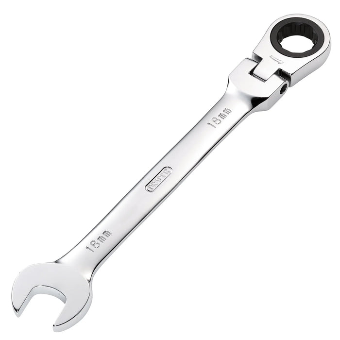 Draper HI-TORQ® Metric Flexible Head Ratcheting Combination spanner 8-30mm