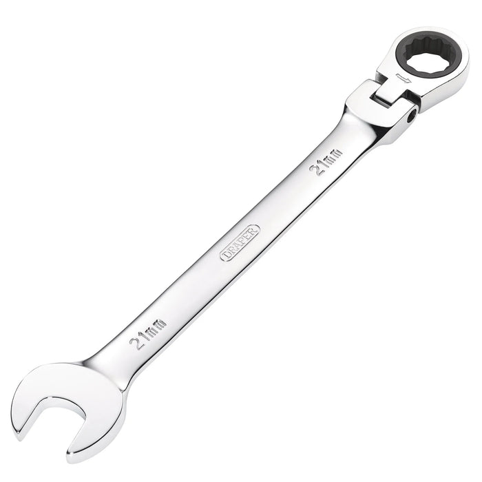 Draper HI-TORQ® Metric Flexible Head Ratcheting Combination spanner 8-30mm