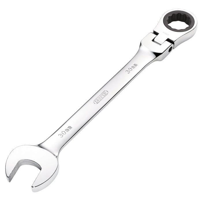 Draper HI-TORQ® Metric Flexible Head Ratcheting Combination spanner 8-30mm