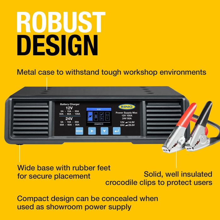 Ring Smart Charge Pro 100A 12/24V Ring Automotive - Town Tools 