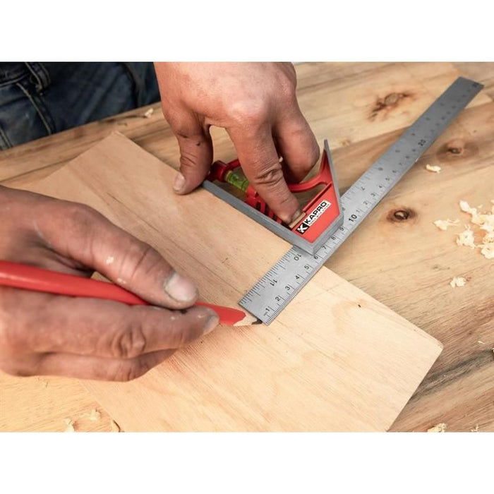 Kapro 325 Magnetic Combination Square 30cm Kapro - Town Tools