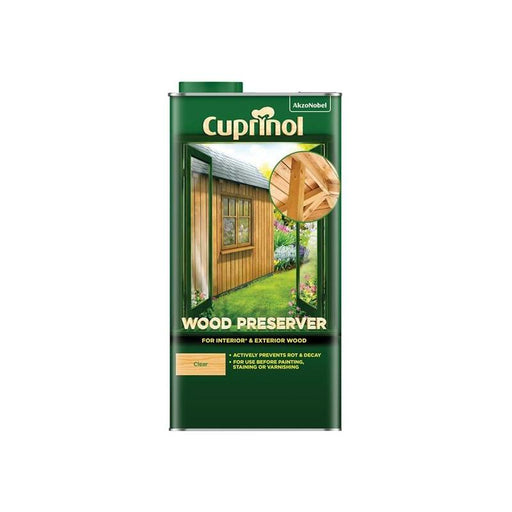 Cuprinol Wood Preserver Clear 5 litre Cuprinol - Town Tools