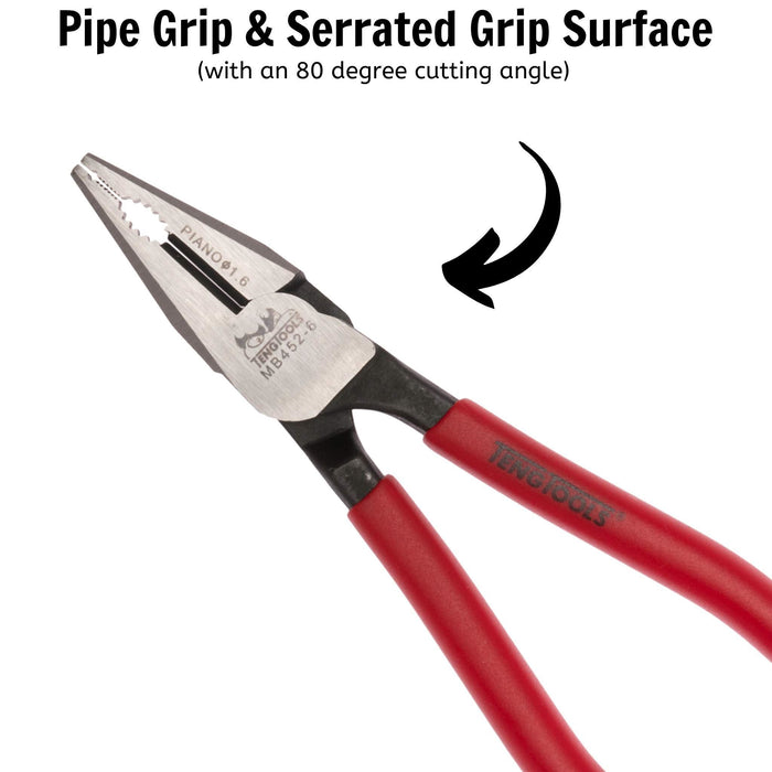 Teng Tools Heavy Duty Combination Plier 165mm Teng Tools - Town Tools 