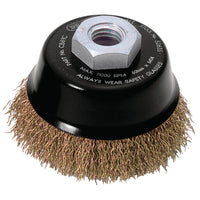 Draper Expert Brassed Steel Crimped Wire Cup Brush, , M14 60-125mm