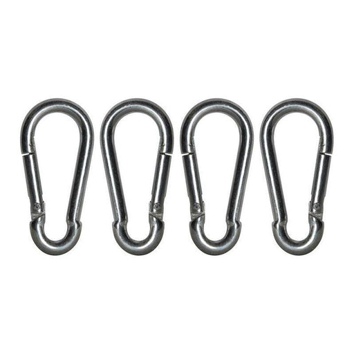 Faithfull Fire Brigade Snap Hook 6mm Zinc Plated (Pack 4) Faithfull - Town Tools