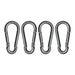 Faithfull Fire Brigade Snap Hook 6mm Zinc Plated (Pack 4) Faithfull - Town Tools