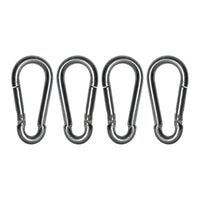 Faithfull Fire Brigade Snap Hook 6mm Zinc Plated (Pack 4)