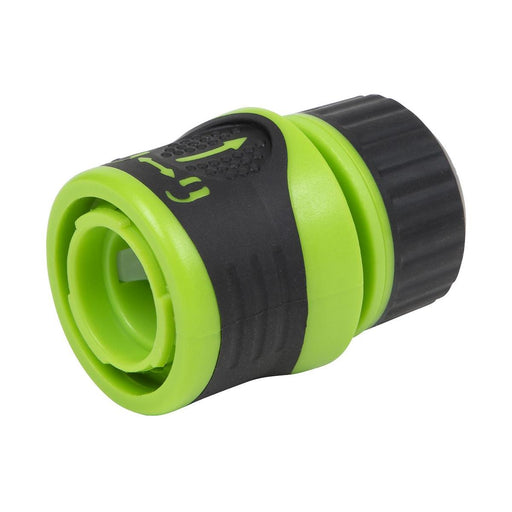 Sealey Soft-Touch Hose Connector With Water Stop & Lock 1/2"-5/8" JS3051 Sealey - Town Tools 