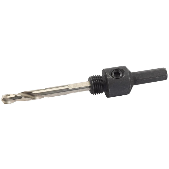 Draper Hex. Shank Holesaw Arbor with HSS Pilot Drill for 14 - 30mm Holesaws