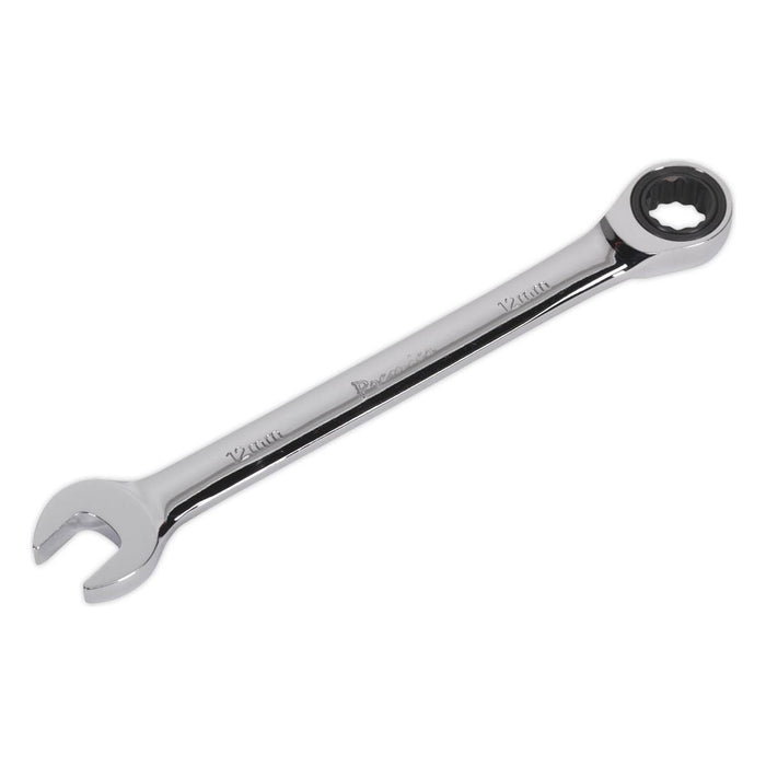 Sealey Ratchet Combination Spanner 12mm RCW12 Sealey - Town Tools 