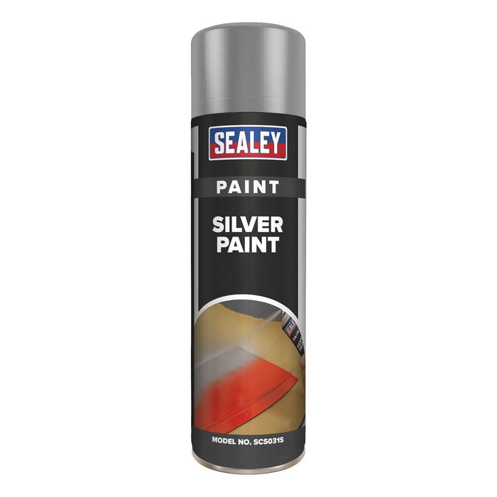 Sealey Silver Paint 500ml SCS031S