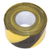 Sealey Hazard Warning Barrier Tape 80mm x 100m Black/Yellow Non-Adhesive BTBY Sealey - Town Tools 