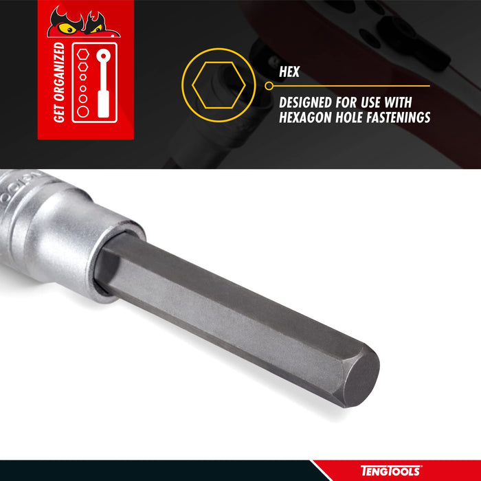 Teng Tools 3/4" Hex Bit Socket Metric 17mm Teng Tools - Town Tools 