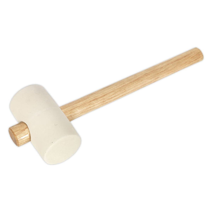 Sealey Rubber Mallet 1lb White RMW16 Sealey - Town Tools 