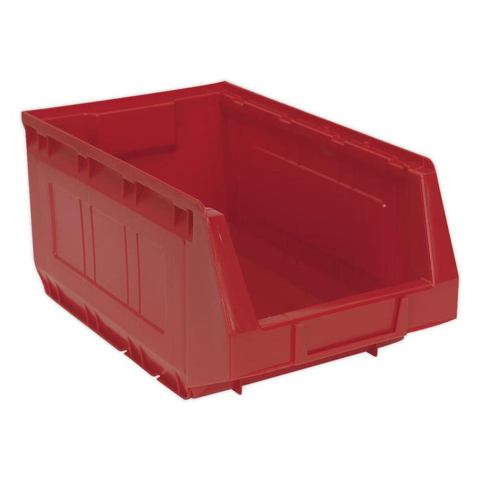 Sealey Plastic Storage Bin 210 x 355 x 165mm Red Pack of 12 TPS412R