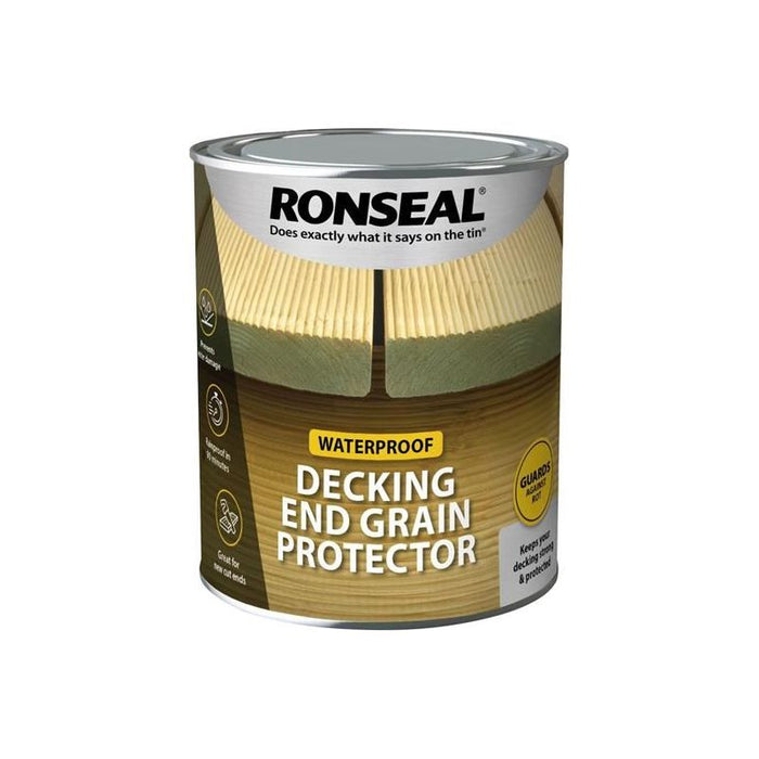 Ronseal Decking End Grain Protector Green 750ml Ronseal - Town Tools