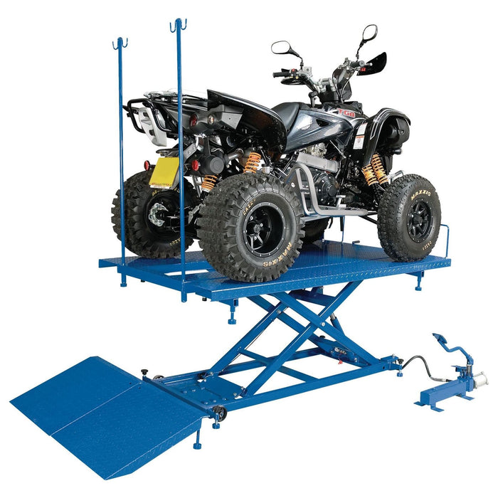Draper Pneumatic/Hydraulic Motorcycle/ATV Small Garden Machinery Lift, 680kg