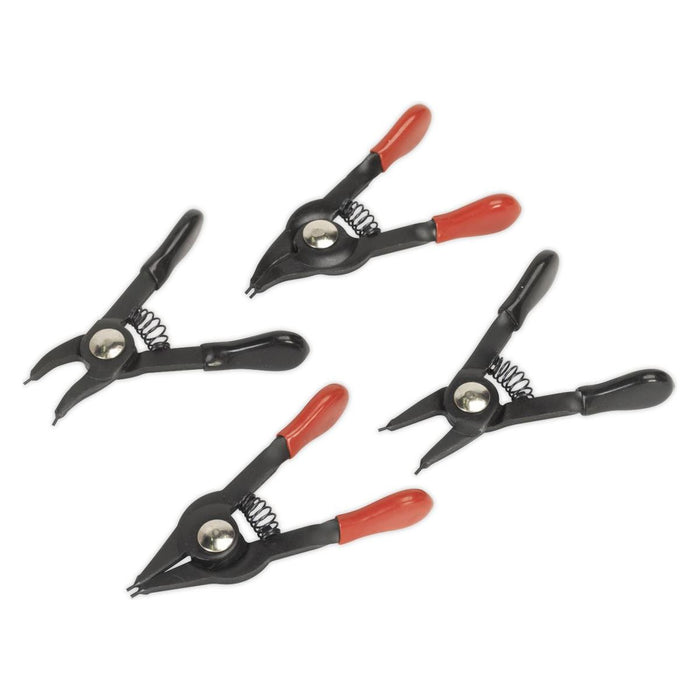 Sealey Mini Circlip Pliers Set 4pc AK8449