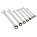 Sealey Combination Ratchet Spanner Set 7pc Metric AK63907 Sealey - Town Tools 