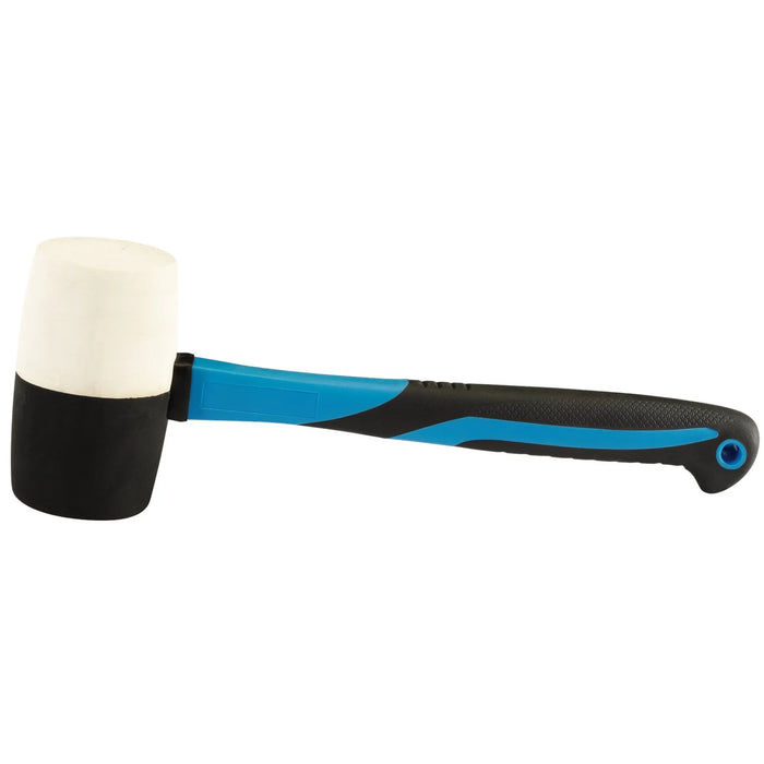 Draper Expert Rubber Head Mallets with Fibreglass Shaft, 900g/32oz - CRM/FG