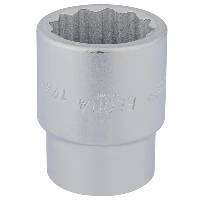Elora Bi-Hexagon Socket, 1" Sq. Dr., 1.7/16" - 780A-1.7/16