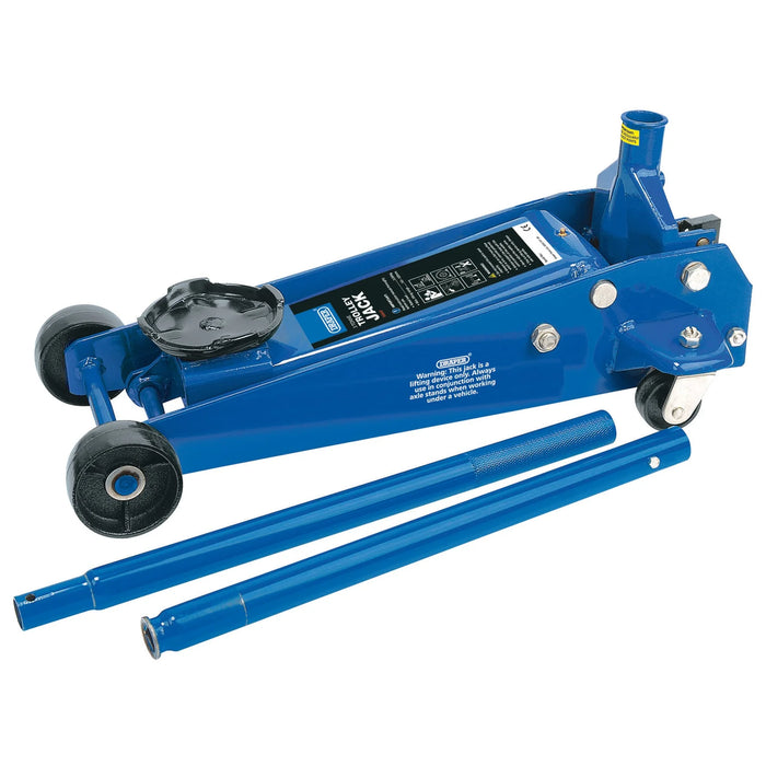 Draper Garage Trolley Jack, 3 Tonne - TJ3HD/B
