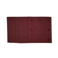 Draper 1/4 Sanding Sheets with Hook and Loop, 115 x 105mm, 240 Grit (Pack of 10)