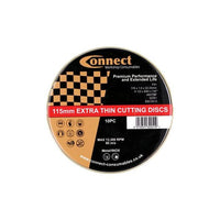 Connect Extra Thin Cutting Discs 115mm x 1.0mm 100pc 32252
