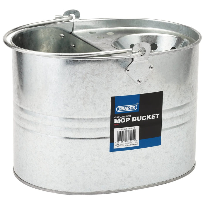 Draper Galvanised Mop Bucket, 9L - GMB
