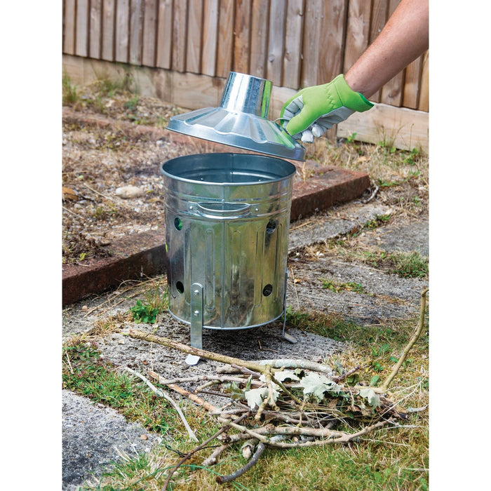 Draper Galvanised Mini Incinerator, 15L - GMI