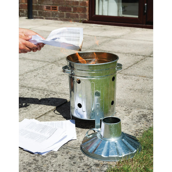 Draper Galvanised Mini Incinerator, 15L - GMI