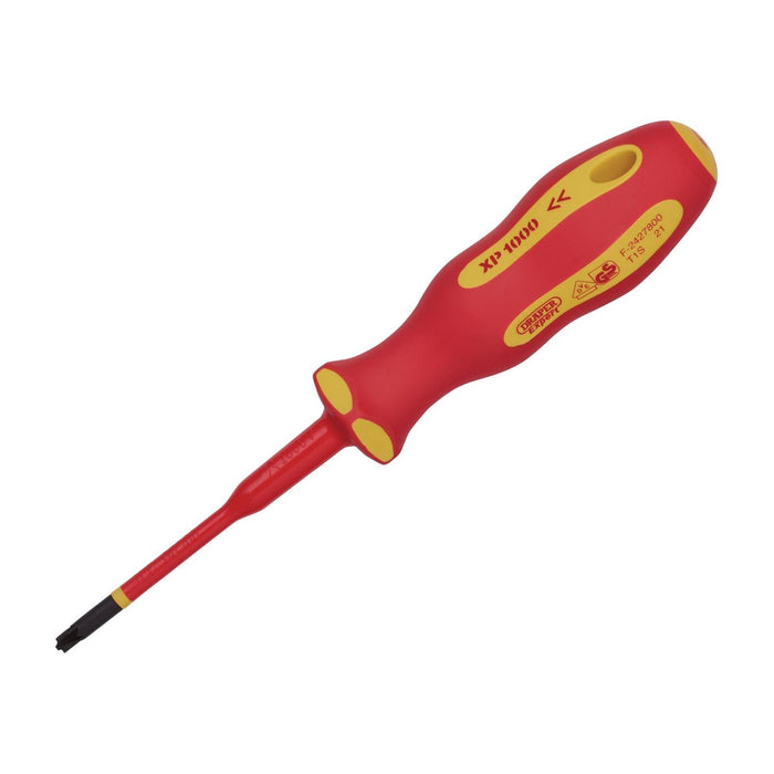 Draper XP1000 VDE Slimline PZ/SL Type Screwdriver, No.1 x 80mm 02254