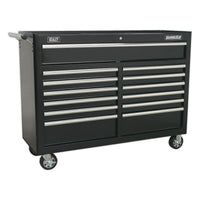 Sealey Rollcab 13 Drawer with Ball-Bearing Slides Black AP5213TB