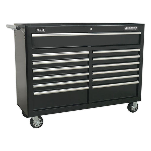 Sealey Rollcab 13 Drawer with Ball-Bearing Slides Black AP5213TB Sealey - Town Tools 