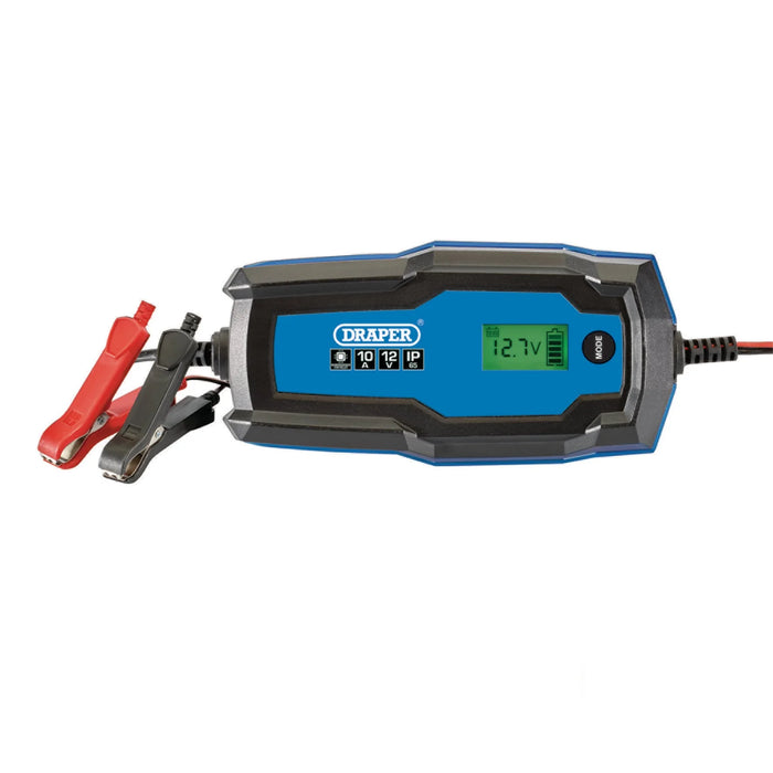 Draper 6/12V Smart Charger and Battery Maintainer, 10A - BCI10