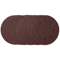 Draper Sanding Discs, 115mm, 40 Grit, Hook & Loop (Pack of 10) - SDHAL115