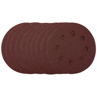 Draper Sanding Discs, 115mm, 120 Grit, Hook & Loop (Pack of 10) - SDHAL115