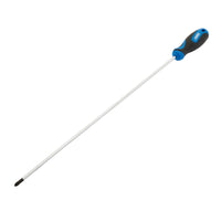 Draper Extra Long Reach Soft Grip Cross Slot Screwdriver, No.2 x 450mm - 865/PH