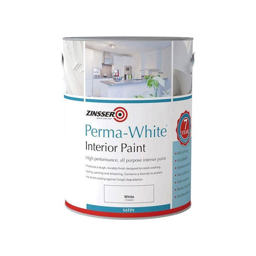 Zinsser Perma-White® Interior Paint Satin 2.5 litre Zinsser - Town Tools