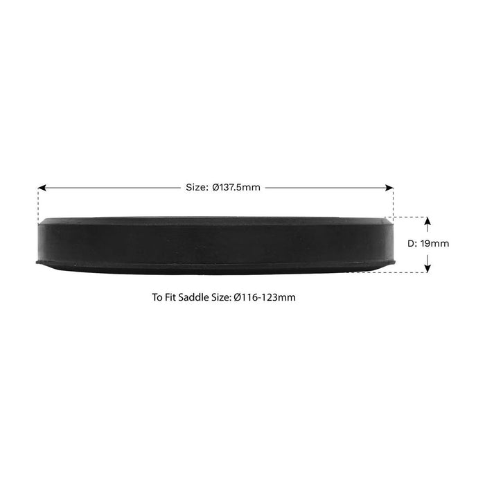 Sealey Safety Rubber Jack Pad Type A JP06 Sealey - Town Tools 
