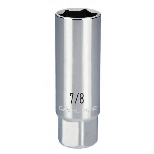 Carlyle Tools 3/8In Drive 7/8In Chrome Spark Plug Socket - image 1