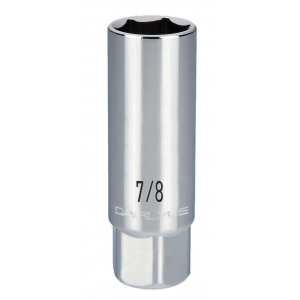 Carlyle Tools 3/8In Drive 7/8In Chrome Spark Plug Socket