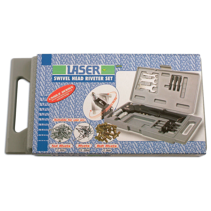 Laser Swivel Head Riveter Set 3713 Laser - Town Tools 